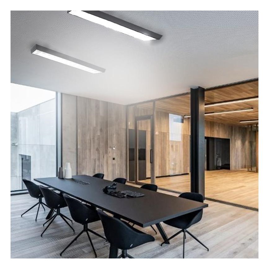 Lámpara fluorescente T8 2xG13/18W/230V 120 cm negro
