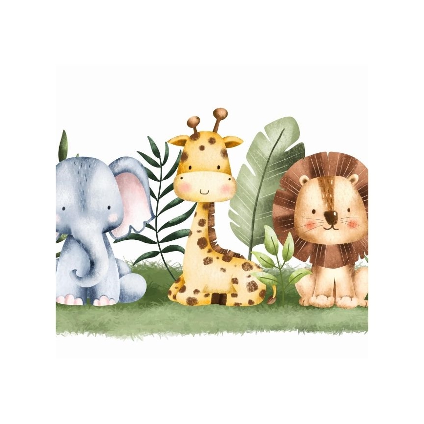 Lámpara infantil KIDS ROOM 1xE27/60W/230V Ø 40 cm — jungla