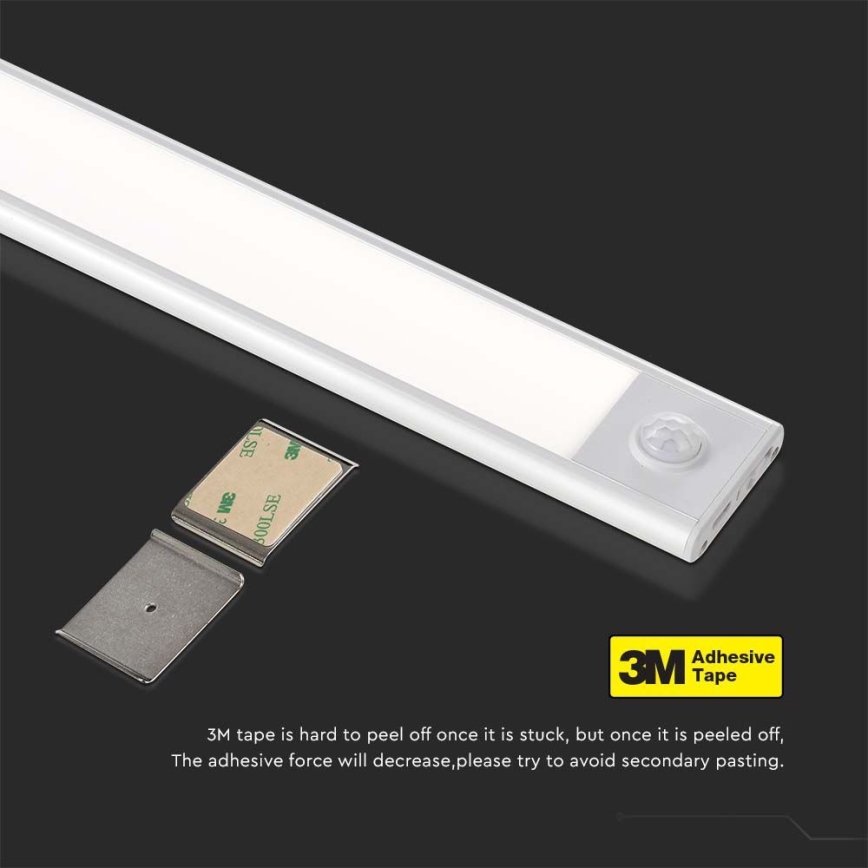 Lámpara LED bajo el mueble de cocina con sensor LED/1,5W/5V 4000K