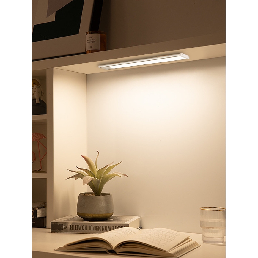 Lámpara LED bajo mueble de cocina CABINET-4 con sensor PIR LED/1,5W/230V 1100mAh 4000K