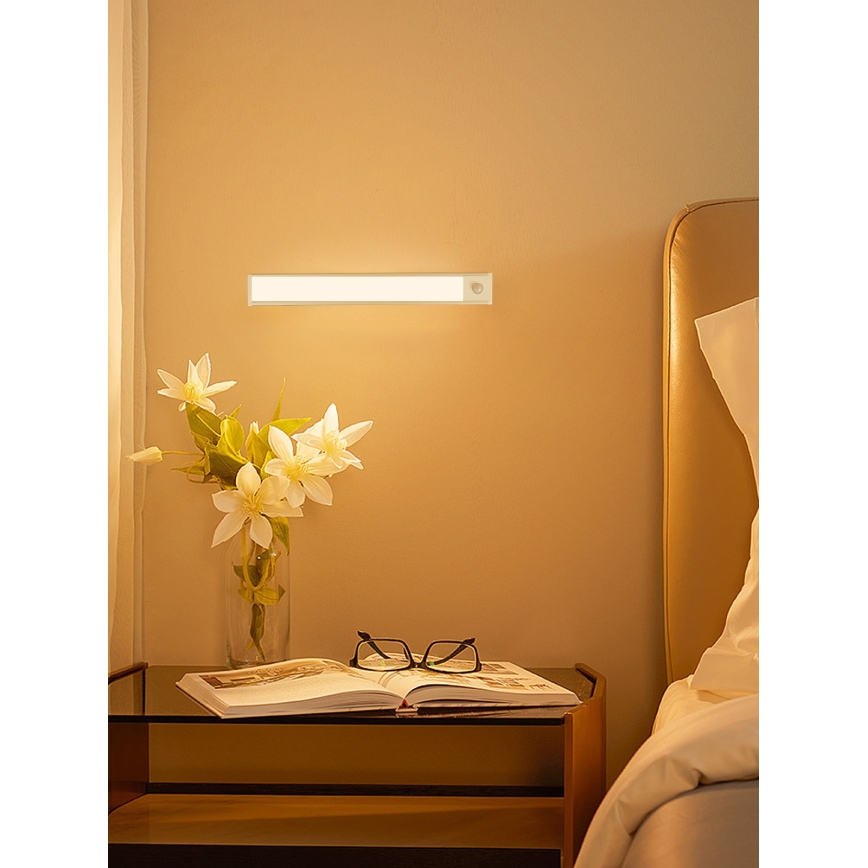 Lámpara LED bajo mueble de cocina CABINET-4 con sensor PIR LED/1,5W/230V 1100mAh 4000K