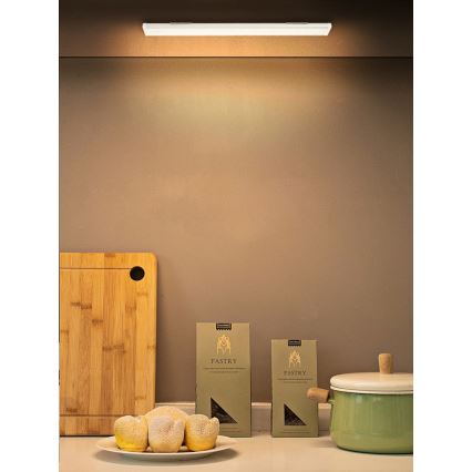 Lámpara LED bajo mueble de cocina CABINET-4 con sensor PIR LED/1,5W/230V 1100mAh 4000K