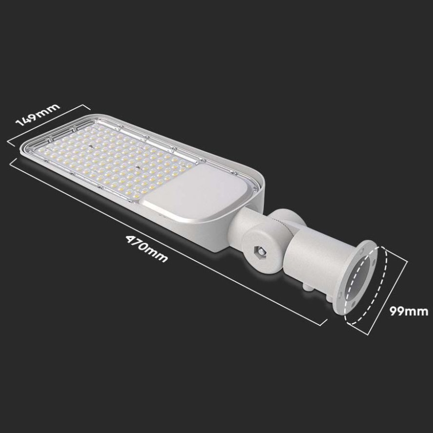 Lámpara LED para exterior con sensor CHIP SAMSUNG LED/50W/230V 6500K IP65