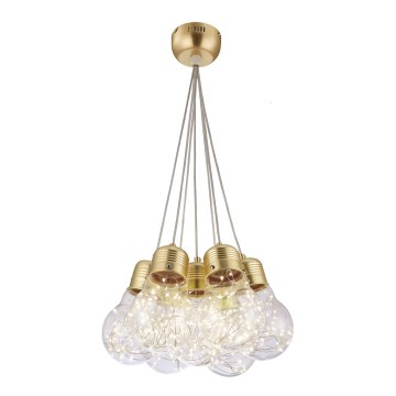 Lámpara LED colgante BULBS LED/30W/230V dorado