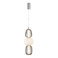 Lámpara LED colgante CARO LED/28W/230V cromo brillante