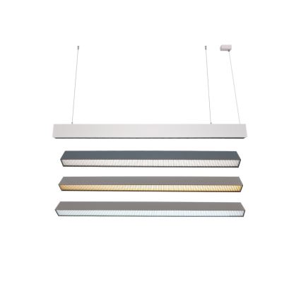 Lámpara LED colgante con cable LED/55W/230V 3000/4000/6500K 120 cm blanca