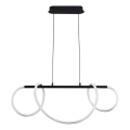 Lámpara LED colgante EMMA LED/38W/230V negro