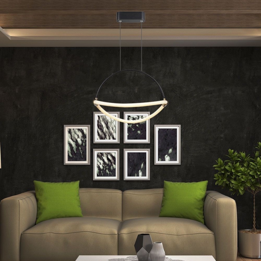Lámpara LED colgante LED/12W/230V 3000K diá. 40 cm