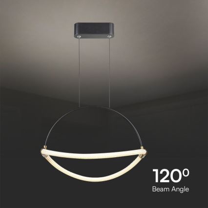 Lámpara LED colgante LED/12W/230V 3000K diá. 40 cm