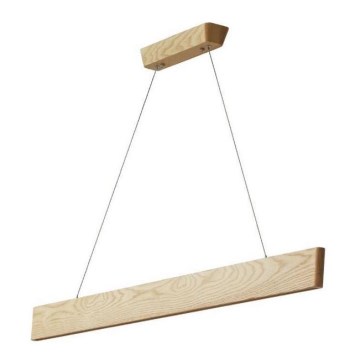 Lámpara LED colgante LED/22W/230V 4000K 120 cm ceniza/madera maciza
