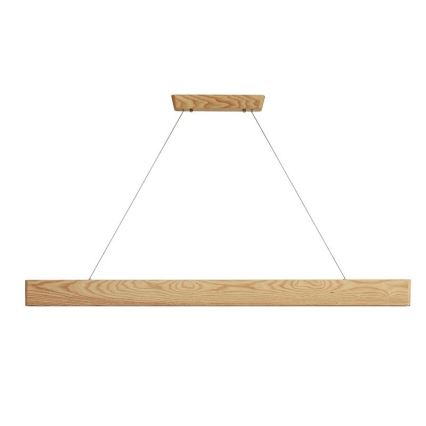 Lámpara LED colgante LED/22W/230V 4000K 120 cm ceniza/madera maciza