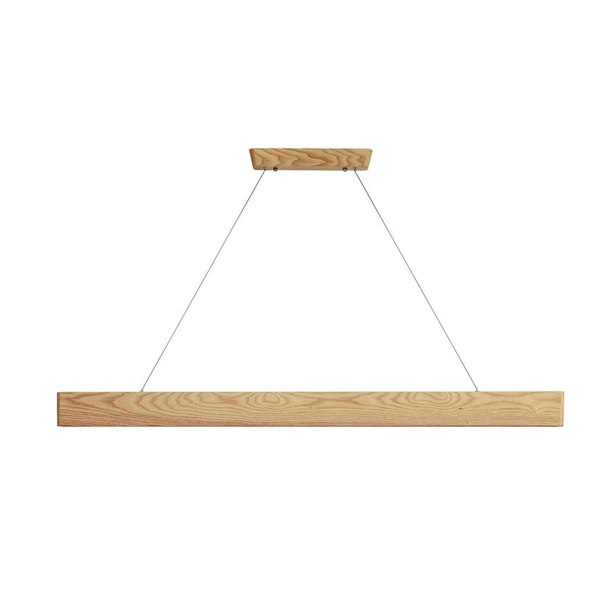 Lámpara LED colgante LED/22W/230V 4000K 120 cm ceniza/madera maciza