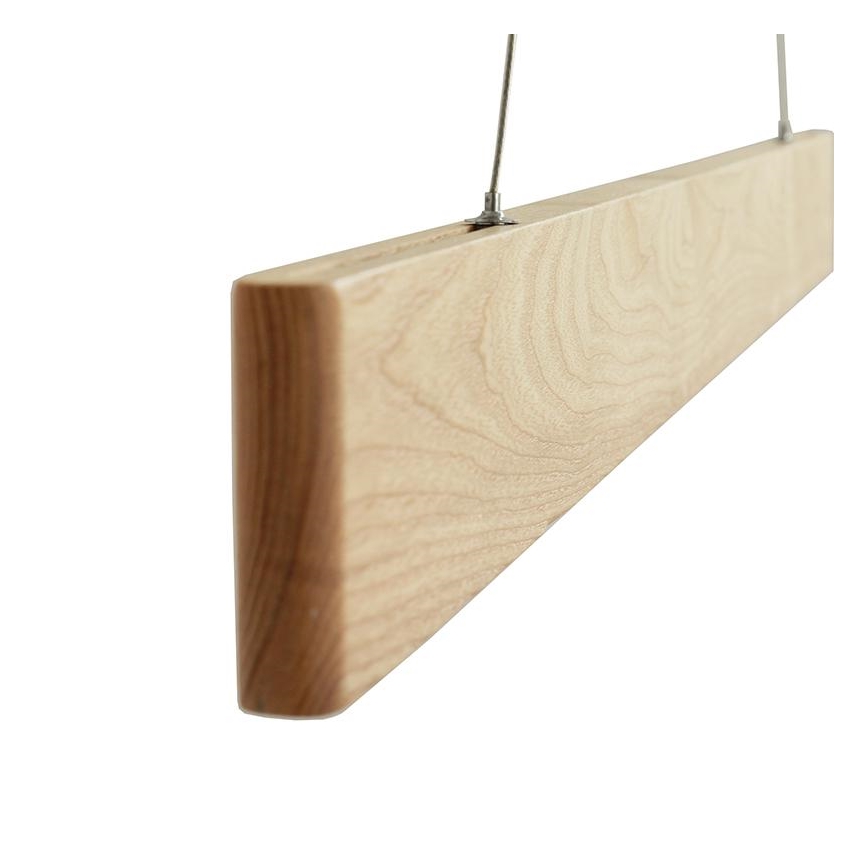 Lámpara LED colgante LED/22W/230V 4000K 120 cm ceniza/madera maciza