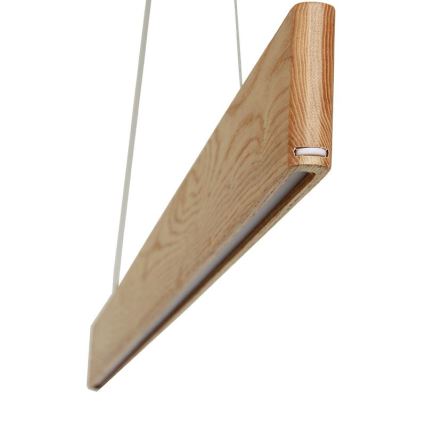Lámpara LED colgante LED/22W/230V 4000K 120 cm ceniza/madera maciza