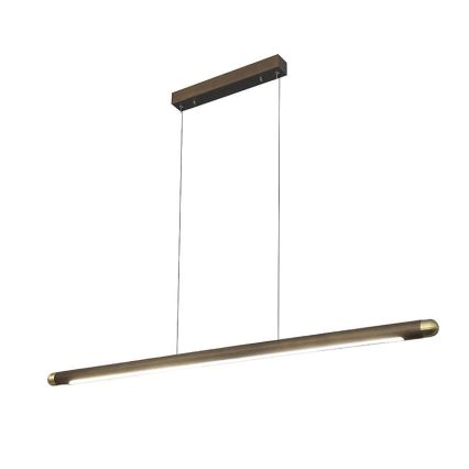Lámpara LED colgante LED/22W/230V 4000K 120 cm ceniza/madera maciza