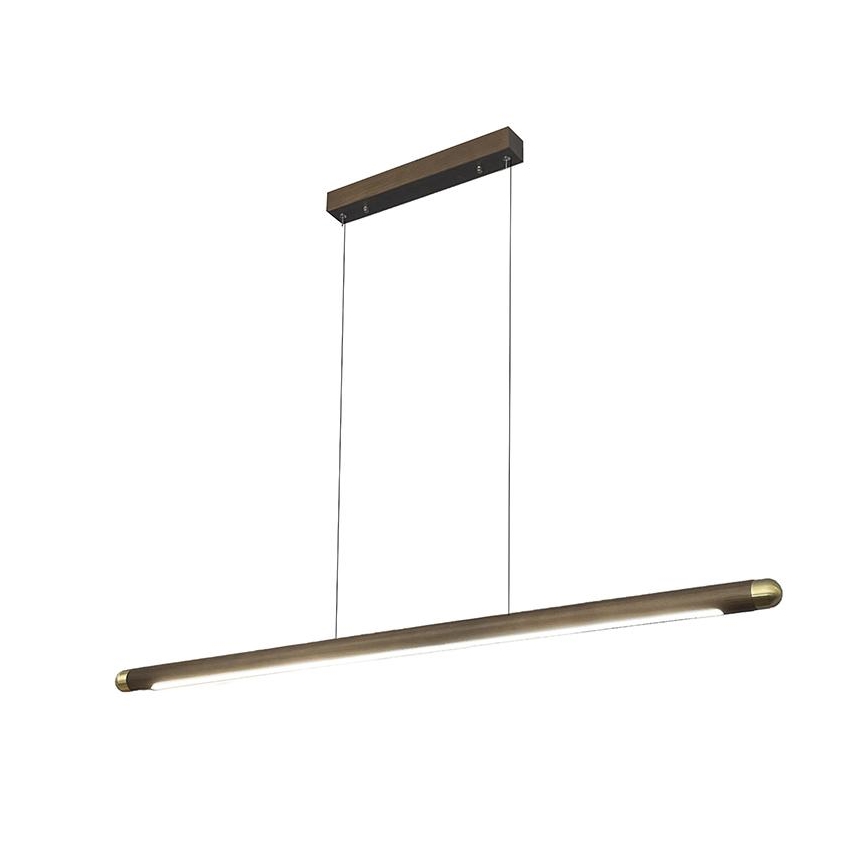 Lámpara LED colgante LED/22W/230V 4000K 120 cm ceniza/madera maciza