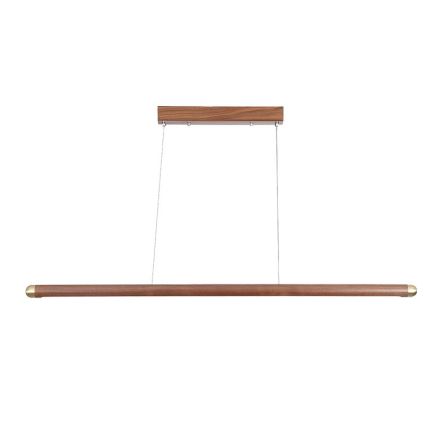 Lámpara LED colgante LED/22W/230V 4000K 120 cm ceniza/madera maciza