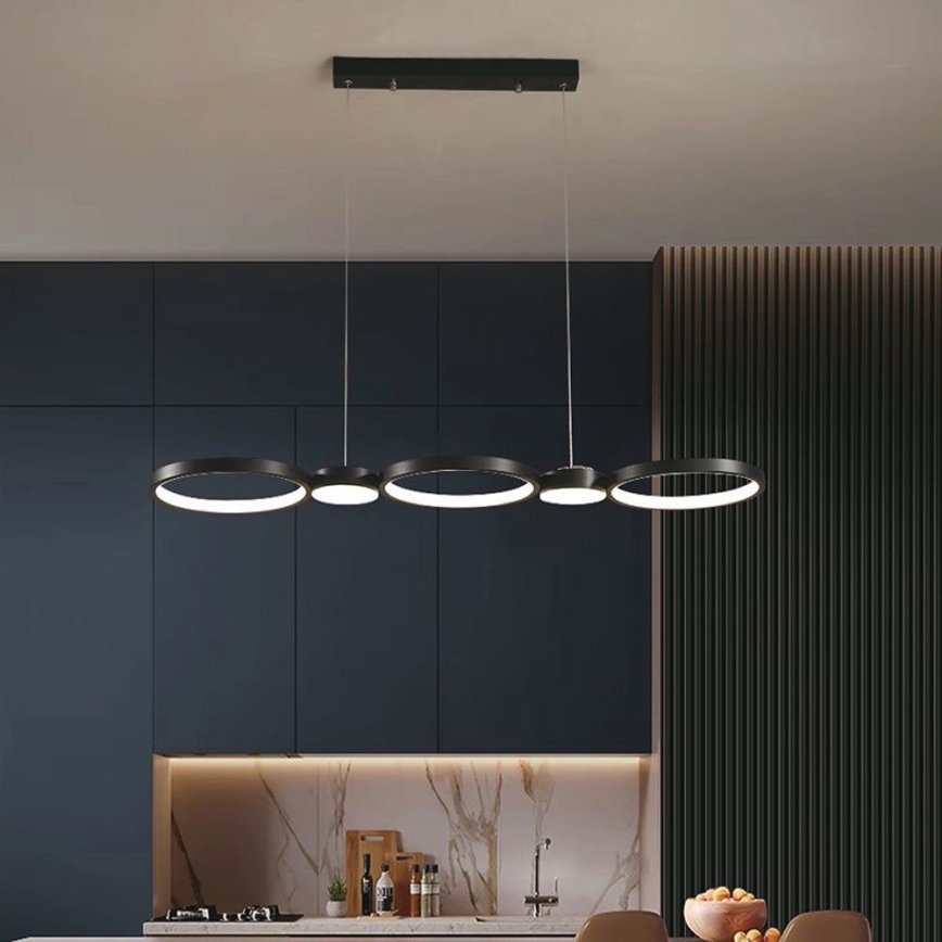 Lámpara LED colgante LED/38W/230V 3000K negro