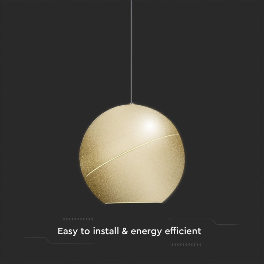Lámpara LED colgante LED/8,5W/230V 3000K gris