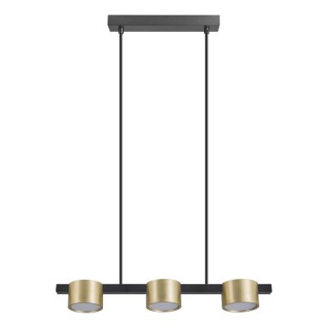 Lámpara LED colgante MIRELLA 3xGX53/6W/230V dorado/negro