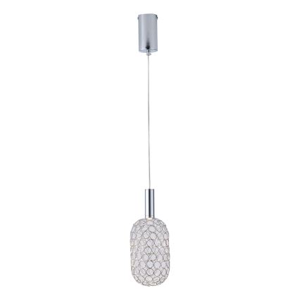Lámpara LED colgante PERFORATO LED/6,3W/230V 3000K cromo brillante diá. 13 cm