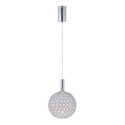 Lámpara LED colgante PERFORATO LED/6,3W/230V 3000K cromo brillante diá. 20 cm