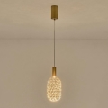 Lámpara LED colgante PERFORATO LED/6,3W/230V 3000K dorado diá. 13 cm