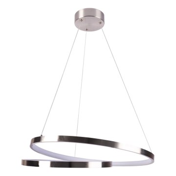 Lámpara LED colgante ZEFIRA LED/40W/230V 4000K diá. 50 cm cromo brillante
