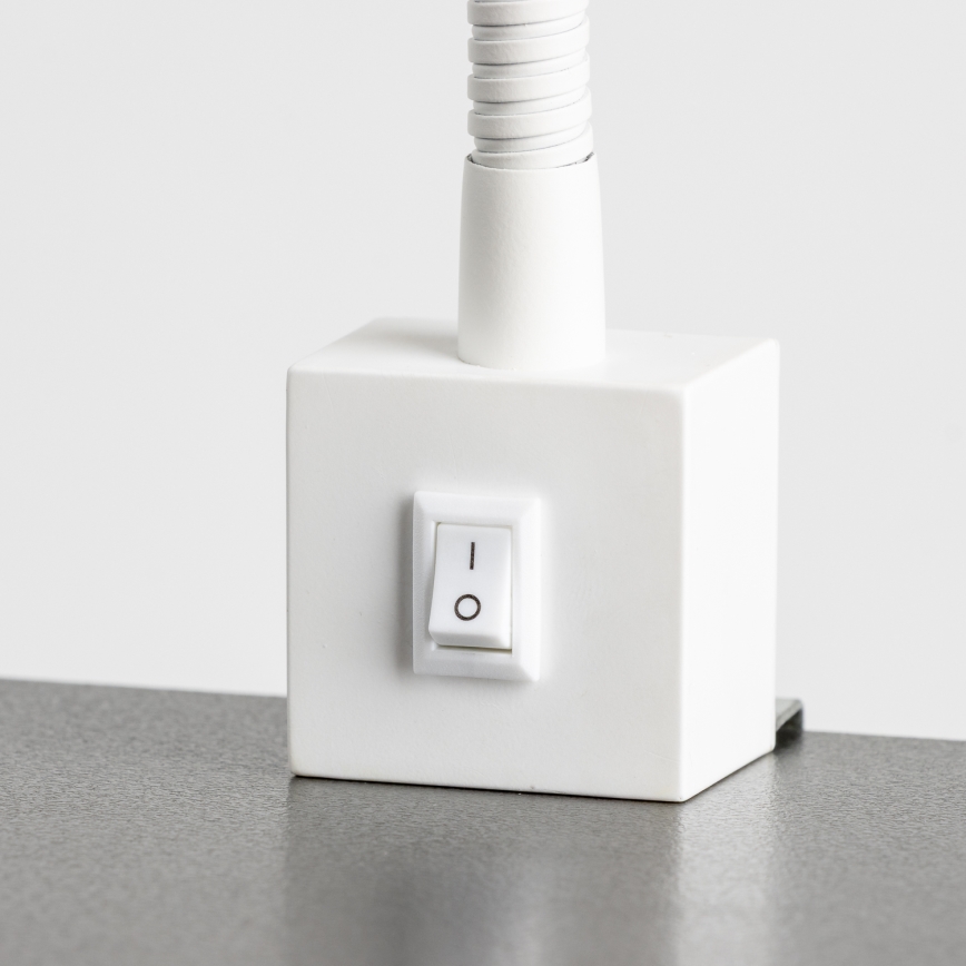Lámpara LED con clip 1xGU10/4,7W/230V blanca