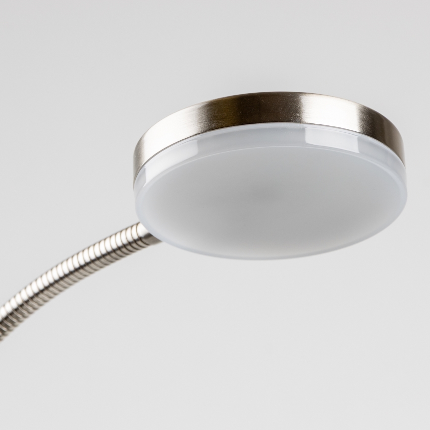Lámpara LED con pinza LED/3,2W/230V cromo mate