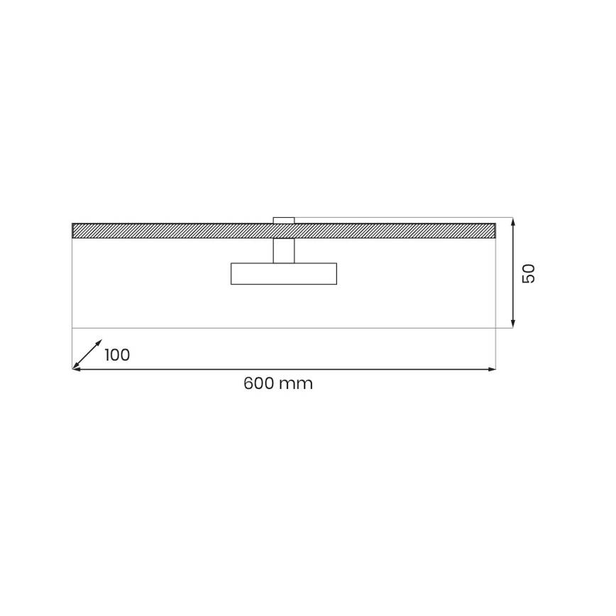 Lámpara LED de cuadro PRADO LED/11W/230V cromo brillante