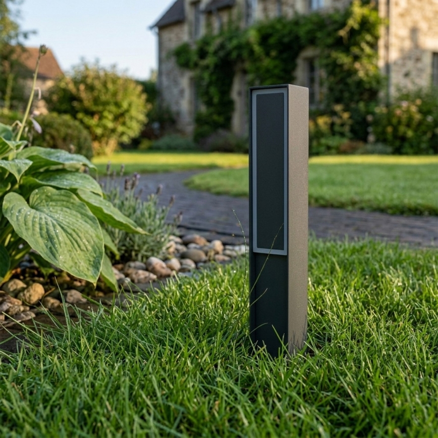 Lámpara LED de exterior MODO, 8 W, 230 V, 4000 K, IP44, 50 cm, negra