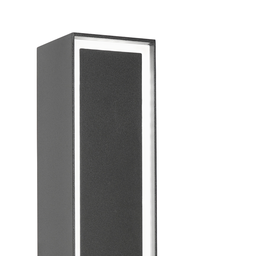 Lámpara LED de exterior MODO, 8 W, 230 V, 4000 K, IP44, 50 cm, negra