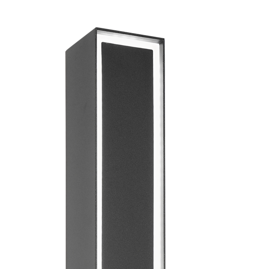 Lámpara LED de exterior MODO LED/23,4W/230V 4000K IP44 80 cm negra