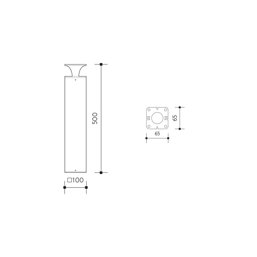 Lámpara LED de exterior ORNELA LED/6W/230V 3000K IP54 antracita