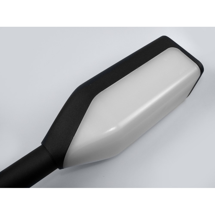 Lámpara LED de exterior SAVEN 6W/230V 50 cm IP54 negra