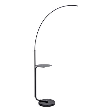 Lámpara LED de pie con mesa LED/20W/230V 3000-6500K negro