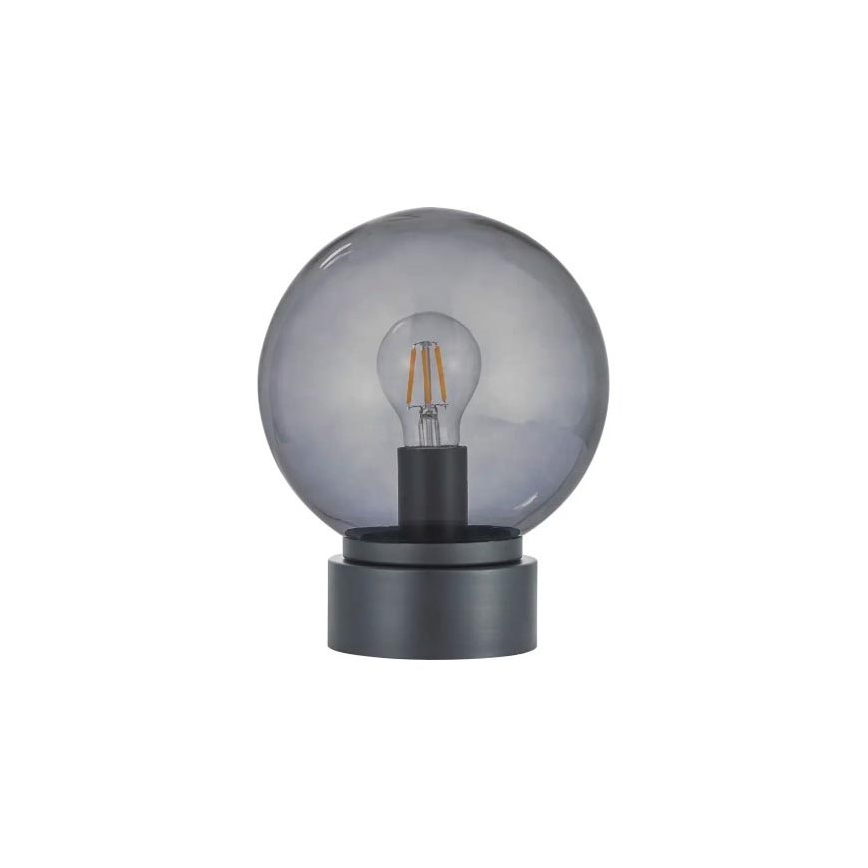 Lámpara LED de sobremesa JIMMY 1xE27/60W/230V antracita/negro ahumado