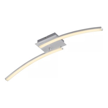 Lámpara LED de techo 2xLED/6W/230V 3000K cromo mate