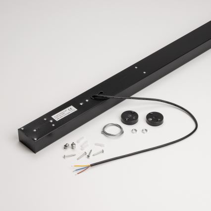 Lámpara LED de techo de montaje en superficie y colgante CYNIDECO LED/12W/230V 4000K negra