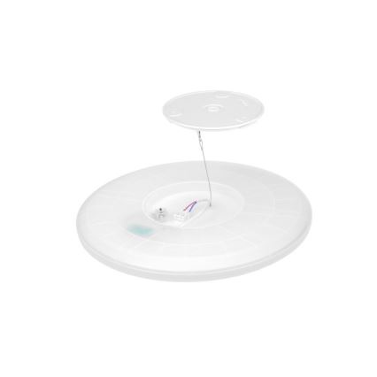 Lámpara de techo LED para baño NIVERA LED/12W/230V IP54 3000/4000/6000K diámetro 22,5 cm negro