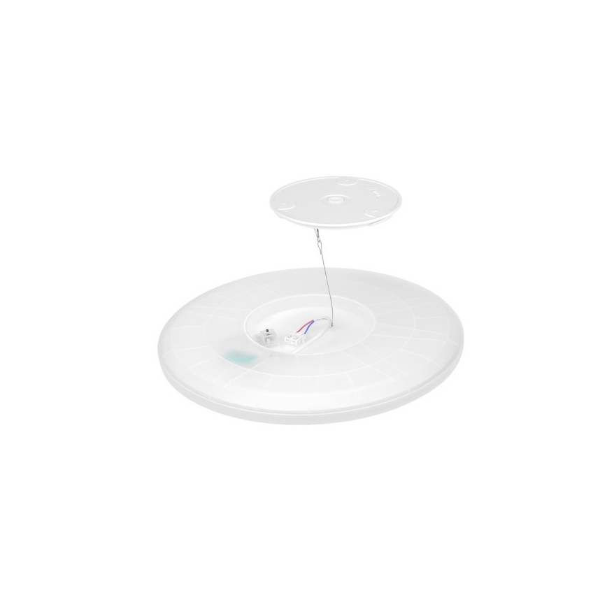 Lámpara de techo LED para baño NIVERA LED/18W/230V IP54 3000/4000/6000K Ø 30 cm blanca