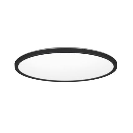 Lámpara de techo LED para baño NIVERA LED/24W/230V IP54 3000/4000/6000K diámetro 30 cm negra