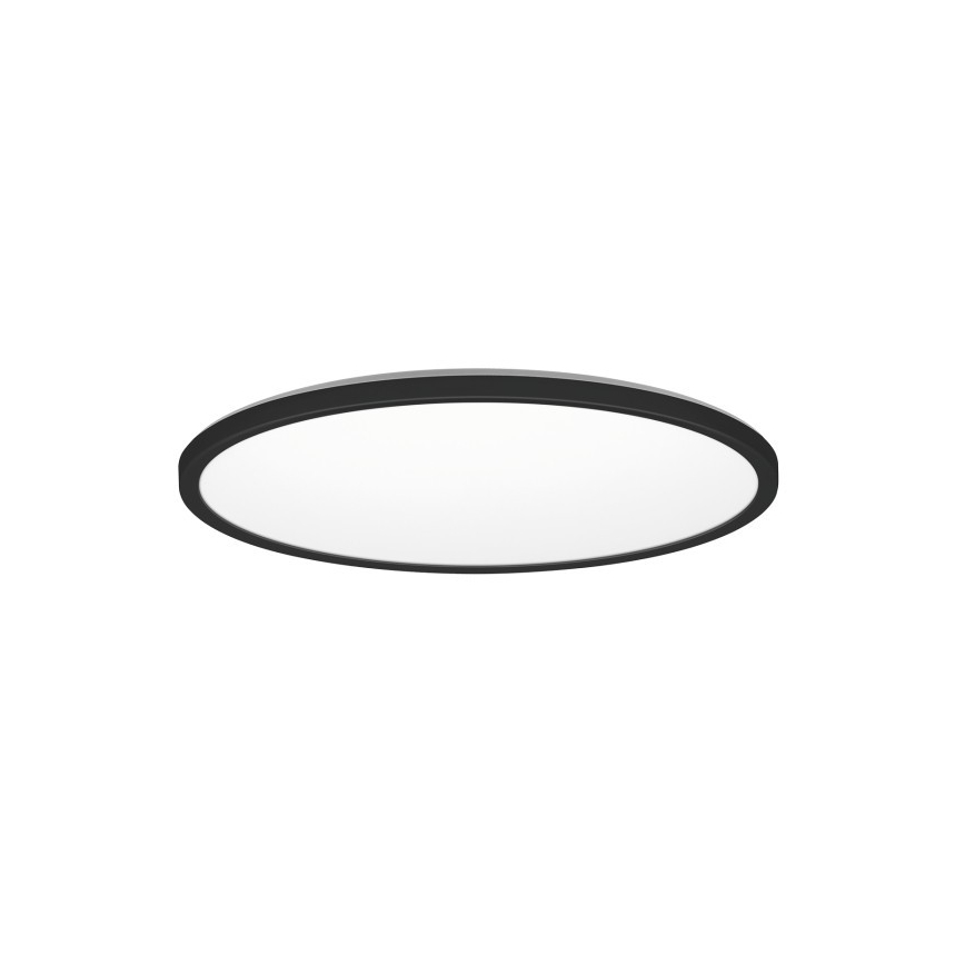 Lámpara de techo LED para baño NIVERA LED/24W/230V IP54 3000/4000/6000K diámetro 30 cm negra