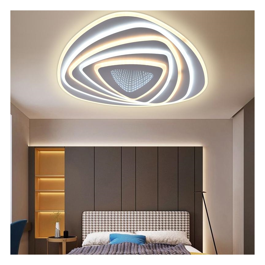 Lámpara de techo LED regulable LED/130W/230V 3000-6500K + mando a distancia