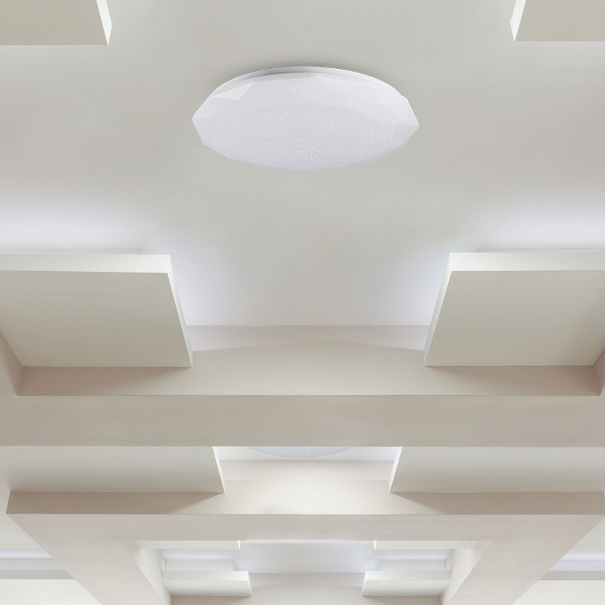Lámpara de techo LED regulable LED/40W/230V 3000K/4000K/6500K diámetro 38,8 cm + mando a distancia
