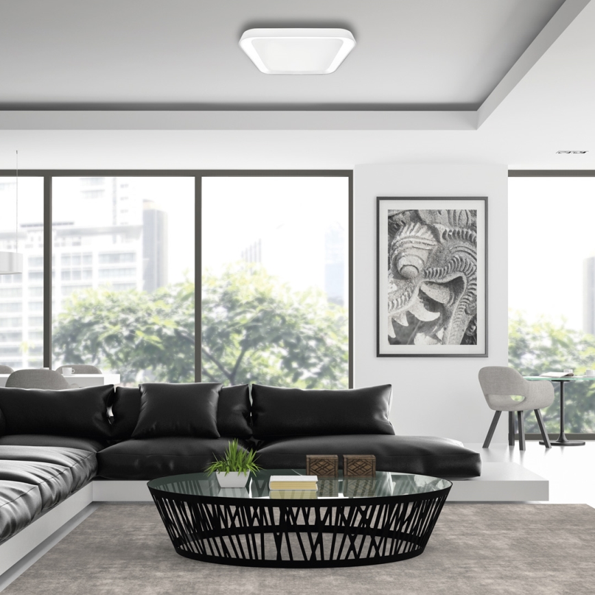 Lámpara de techo LED regulable QUADRO LED/38W/230V 3000-6000K blanca + mando a distancia