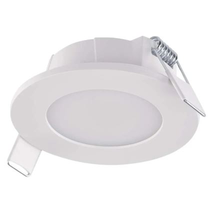 Lámpara empotrada LED para baño LORI LED/4,5W/230V IP65 2700/4000K Ø 8,5 cm blanca