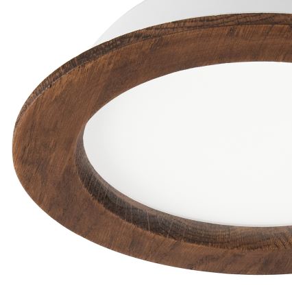 Lámpara empotrada LED WOODY SPOT LED/16,5W/230V 4000K cereza Ø 18,5 cm