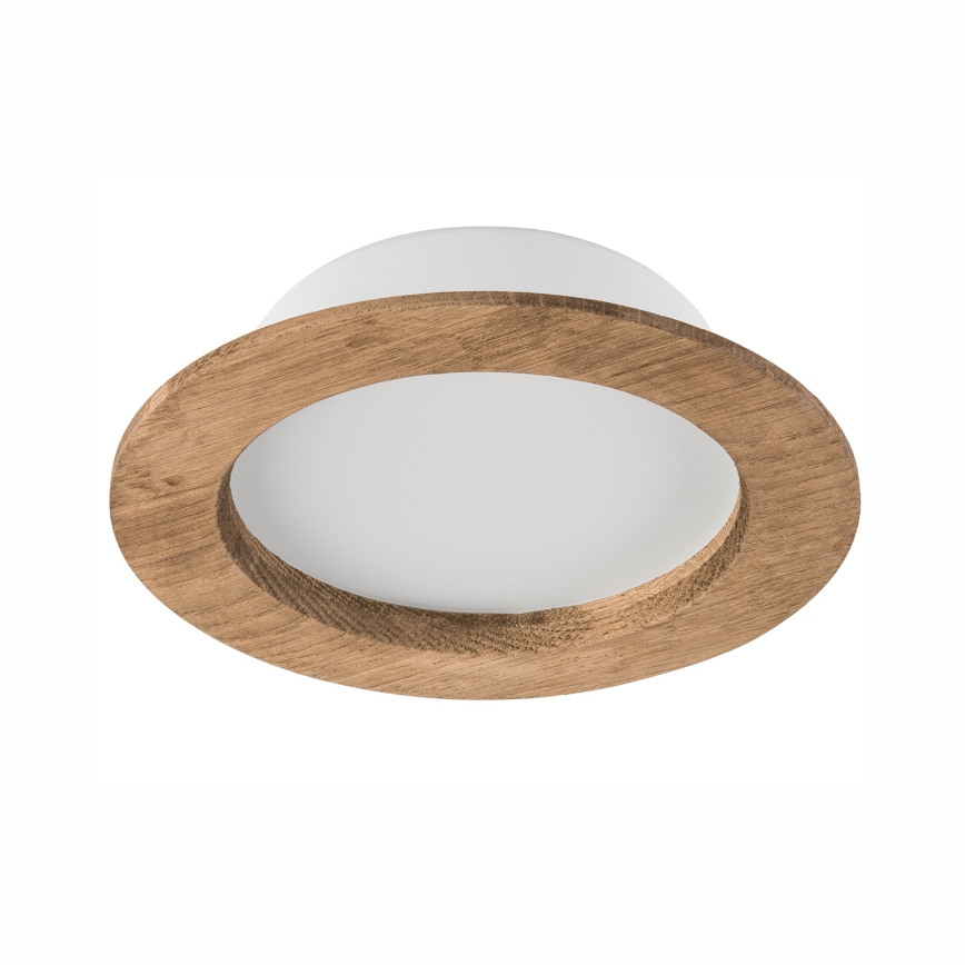 Lámpara empotrada LED WOODY SPOT LED/12,5W/230V 3000K nogal Ø 16 cm